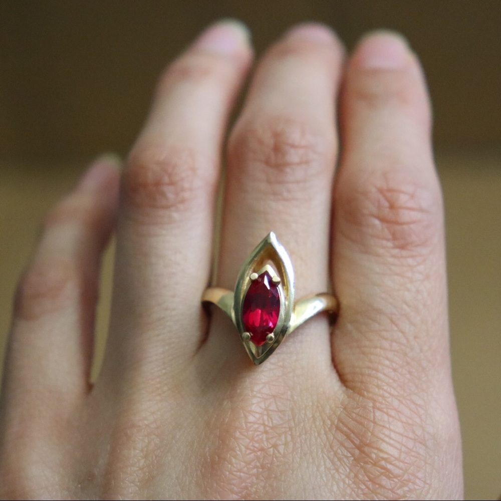14k solid gold ring